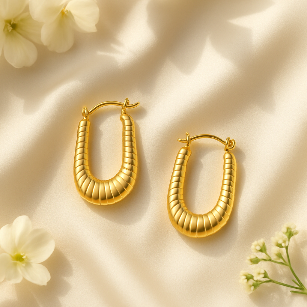 U shape Retro Vinatge Earrings