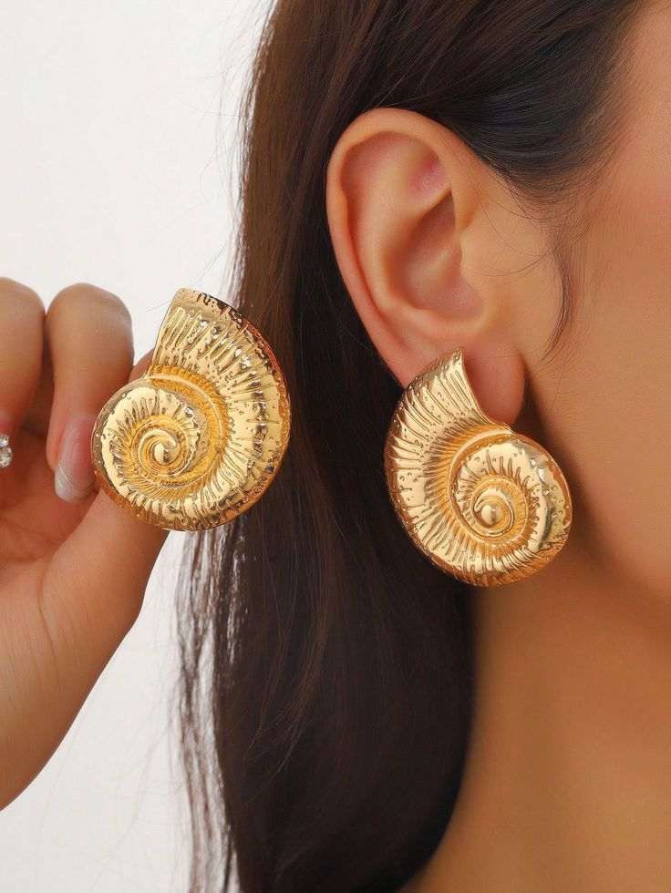 Statement Snail Earring