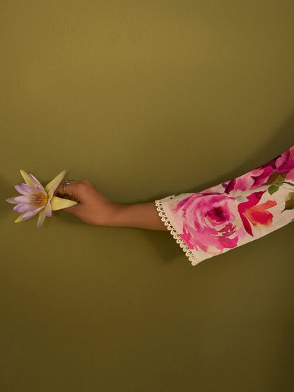 Floral Multicolor Kurta Set