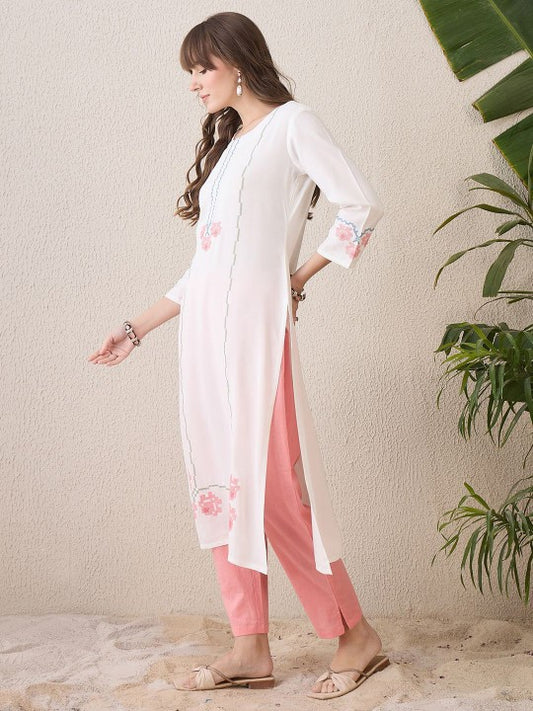 Sufina White Kurta