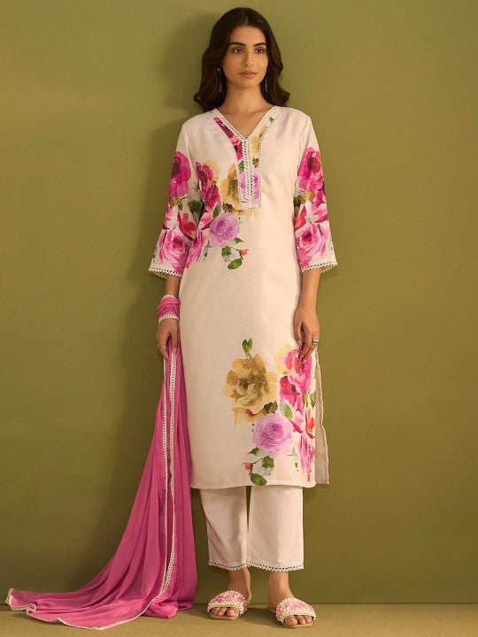 Floral Multicolor Kurta Set