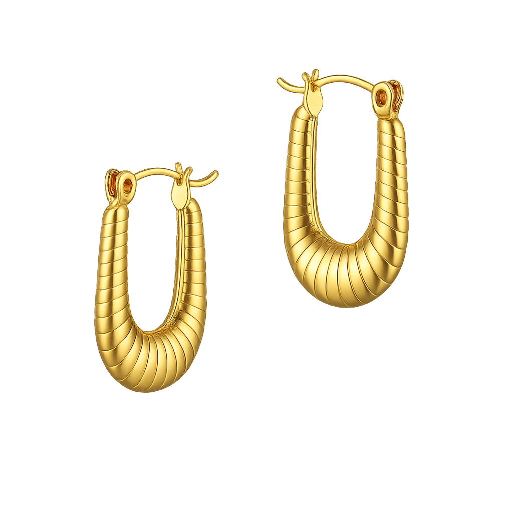 U shape Retro Vinatge Earrings