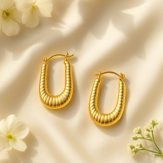 U shape Retro Vinatge Earrings