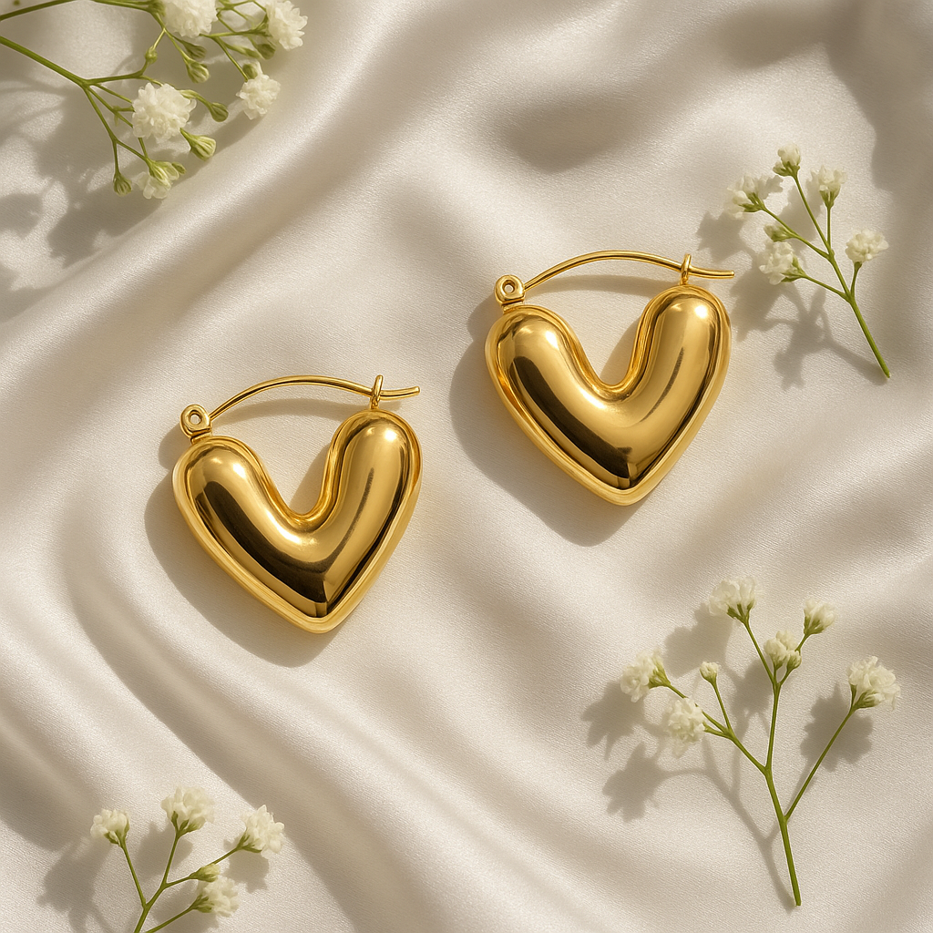 Statement Heart Earrings