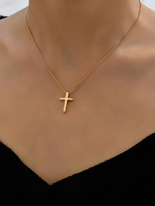 Gold Cross Chain