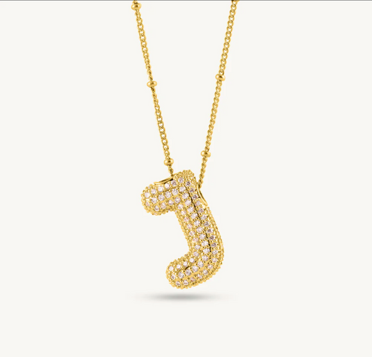 Personalized J Initial Jewelry