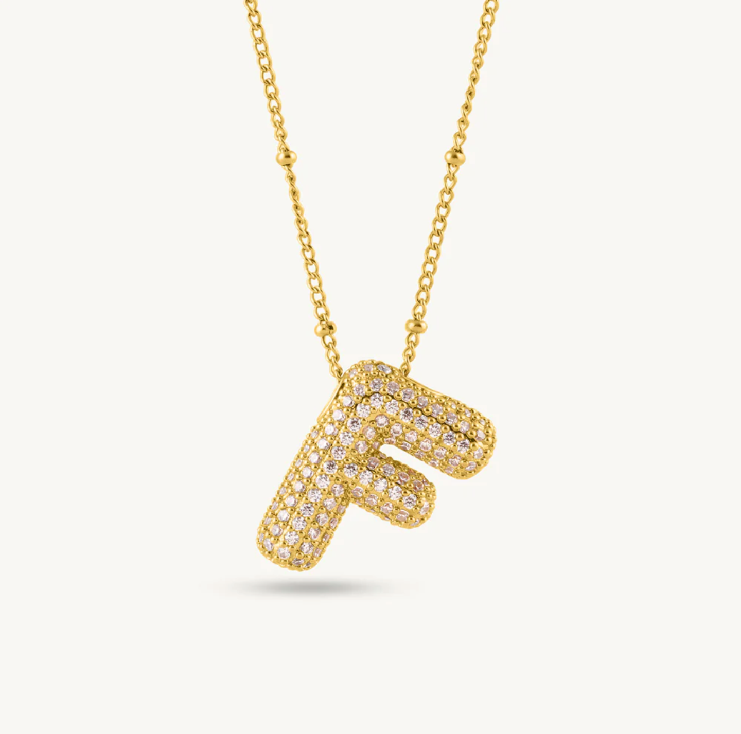 Personalized F Initial Jewelry