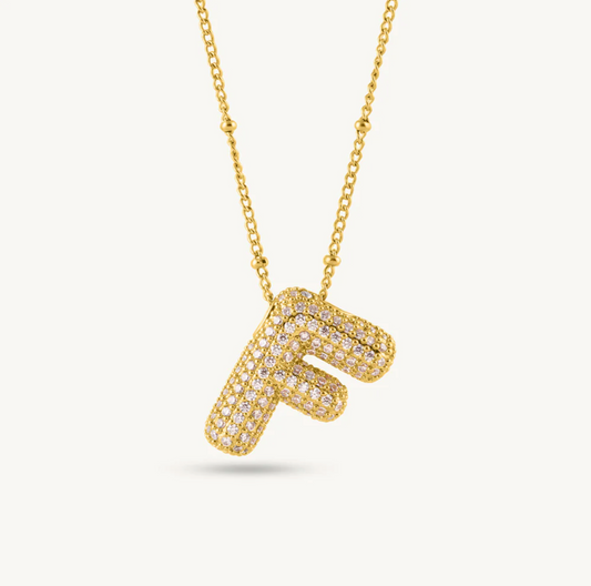 Personalized F Initial Jewelry