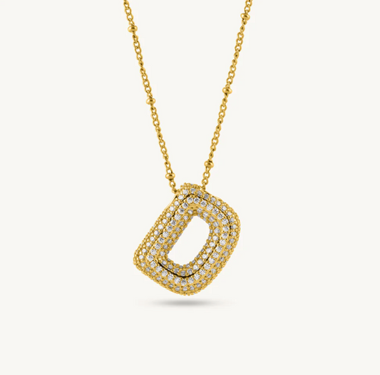 Personalized D Initial Jewelry