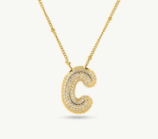 Personalized C Initial Jewelry