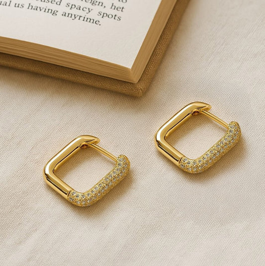 star-accented earrings