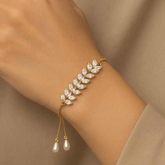 Leaf bracelet