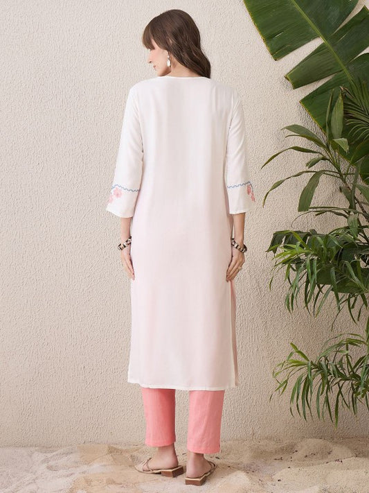 Sufina White Kurta